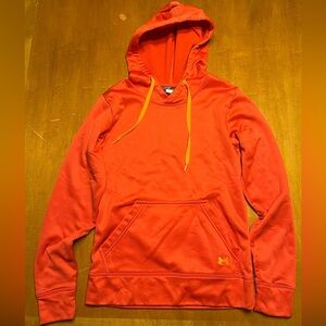 Under Armour Semi-Fitted Coral and Orange Sweatshirt